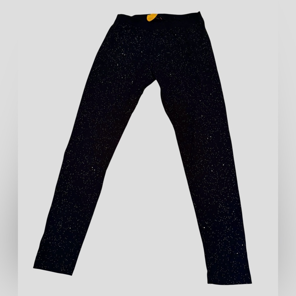 Cat & Jack Black Sparkle Leggings Size XL NWT